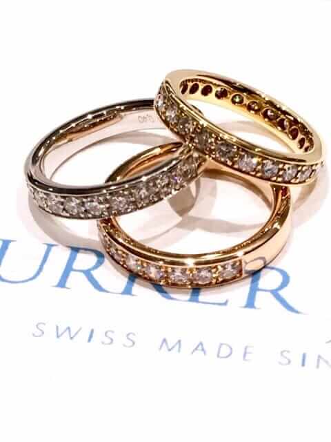 婚約指輪には、スイスが生んだ最高級のエレガンスリングを