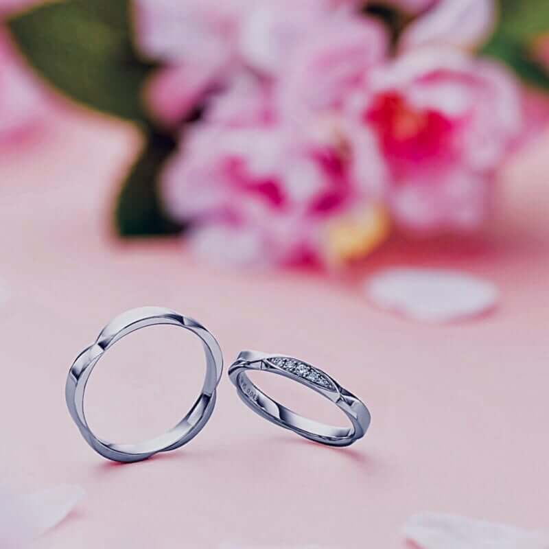 サクラ　sakura という名の鍛造結婚指輪